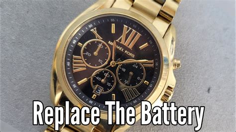 michael kors watch how to replace battery|Michael Kors battery replacement tool.